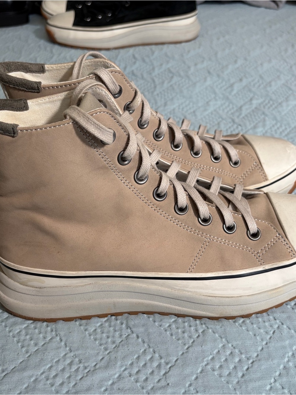 All Saints Blakely High-Top Platform Sneakers US9